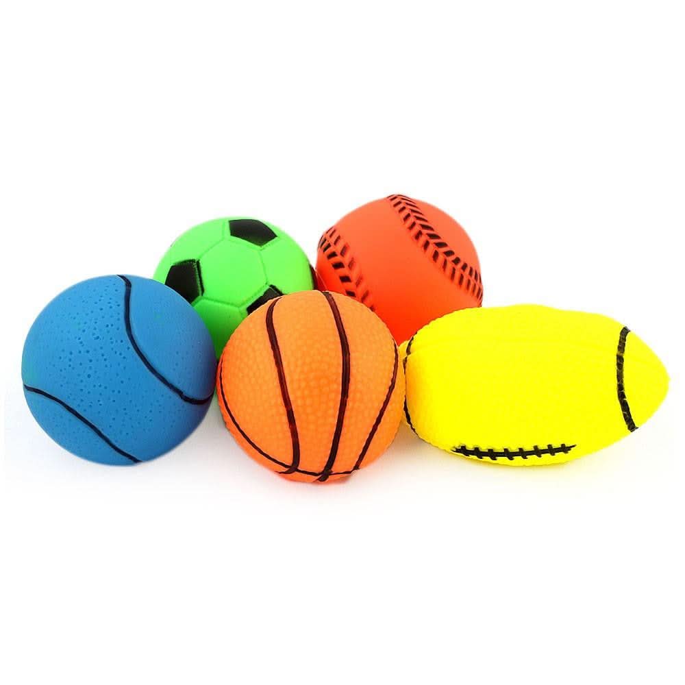 Chu Chu Soccer Ball Toy 5 Pcs - Multi - test-store-for-chase-value