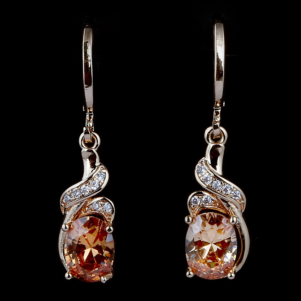 Women's Fancy Earrings - Peach - test-store-for-chase-value