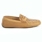 Men's Loafers Shoes (HM180805-4) - Beige - test-store-for-chase-value