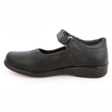 Girls School Pumps (7Z1) BK-934 - Black - Black - test-store-for-chase-value