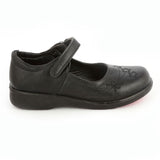 Girls School Pumps (7Z1) BL-945 - Black - Black - test-store-for-chase-value