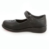 Girls School Pumps (7Z1) BL-945 - Black - Black - test-store-for-chase-value