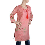 Women's Embroidered Kurti - T-Pink - Tea Pink - test-store-for-chase-value