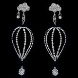 Women's Fancy Earrings - Black - test-store-for-chase-value