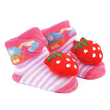 Newborn Booties - Dark Pink - test-store-for-chase-value