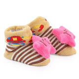 Newborn Booties - Brown - test-store-for-chase-value