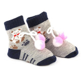 Newborn Booties - Navy Blue - Navy/Blue - test-store-for-chase-value