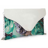 Women's Flower Printed Clutch (1875) - Grey, Women, Clutches, Chase Value, Chase Value