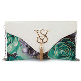 Women's Flower Printed Clutch (1875) - Grey, Women, Clutches, Chase Value, Chase Value
