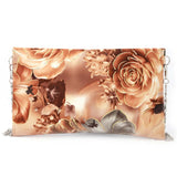 Women's Flower Printed Clutch (1875) - Beige, Women, Clutches, Chase Value, Chase Value