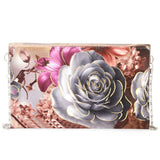 Women's Flower Printed Clutch (1875) - Copper, Women, Clutches, Chase Value, Chase Value