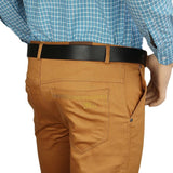 Men's Casual Cotton Pant - Mustard - test-store-for-chase-value