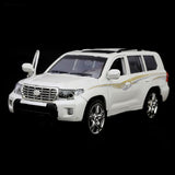 V8 Friction Musical Metal Car 4x4 - White - test-store-for-chase-value