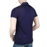 Men's Fancy Polo T-Shirt - Navy Blue - Navy/Blue - test-store-for-chase-value
