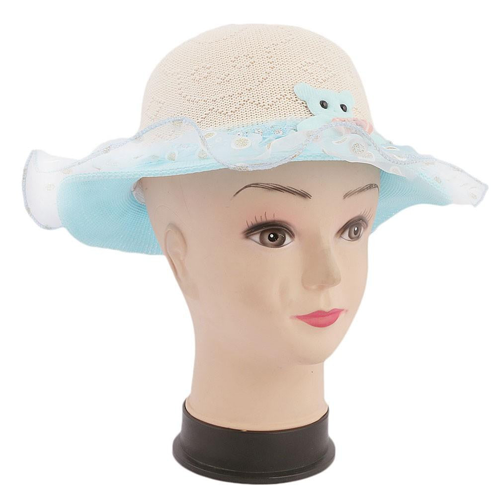 Girls Floppy Hat - Blue - test-store-for-chase-value