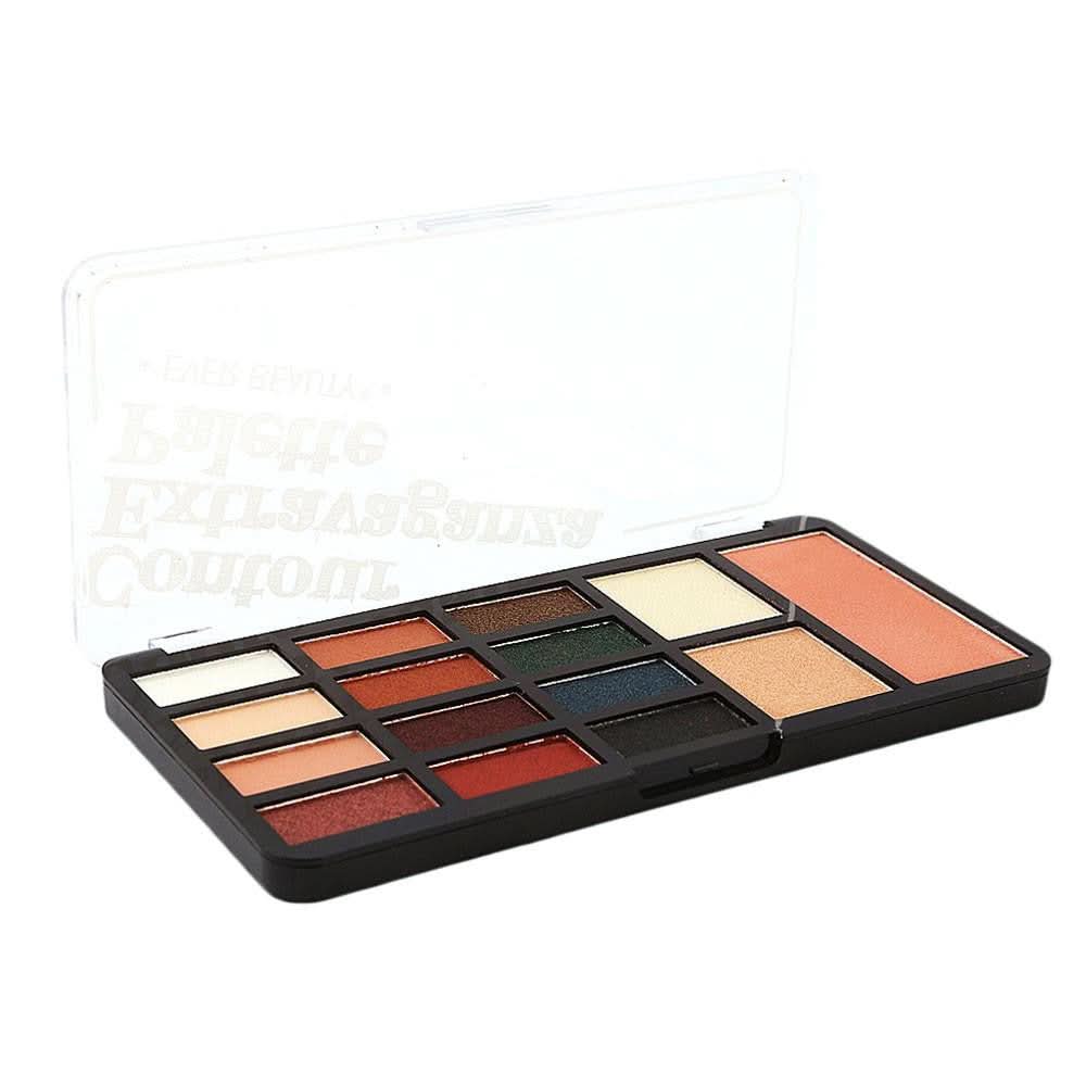 Ever Beauty Contour Extravaganza Eye Shadow Kit 15 colors - Multi - test-store-for-chase-value