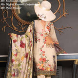 Zynah Digital Embroidered Karandi 3 Piece Un-Stitched Suit - 19-402, Women, 3Pcs Shalwar Suit, VS Textiles, Chase Value