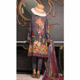 Zynah Digital Embroidered Karandi 3 Piece Un-Stitched Suit - 19-404, Women, 3Pcs Shalwar Suit, VS Textiles, Chase Value
