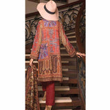 Zynah Digital Embroidered Karandi 3 Piece Un-Stitched Suit - 19-405, Women, 3Pcs Shalwar Suit, VS Textiles, Chase Value