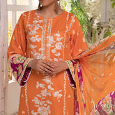 Ayesha Alishba Embroidered Lawn 3 Piece Un-Stitched Suit - 771, Women, 3Pcs Shalwar Suit, VS Textiles, Chase Value