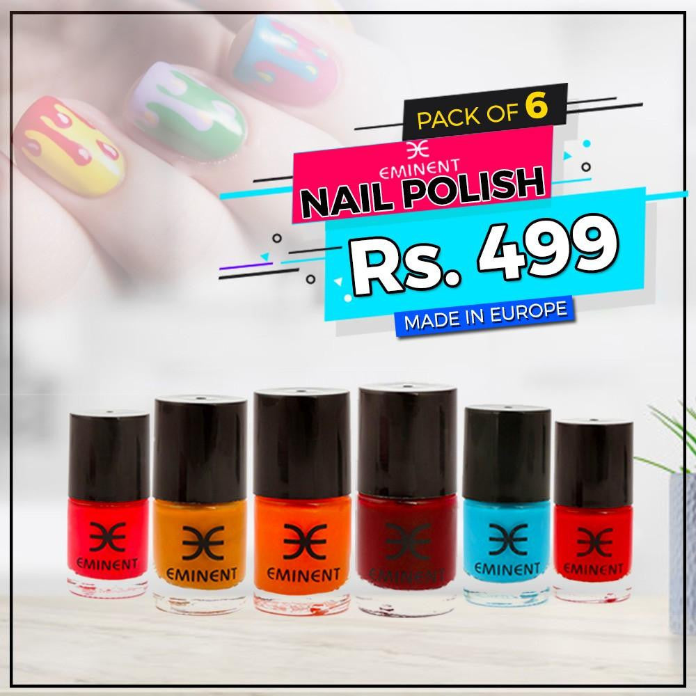 Eminent Nail Polish Pack Of 6 - test-store-for-chase-value