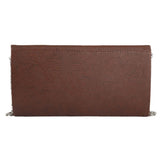 Women's Fancy Clutch 9074 - Dark Brown - test-store-for-chase-value
