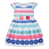 Girls Fancy Frock - Blue - test-store-for-chase-value