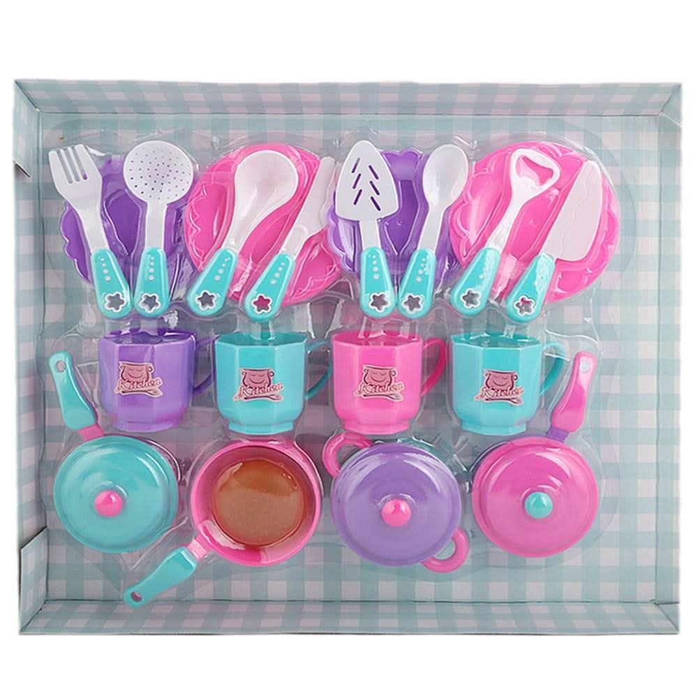 Kitchen 21 Pcs Set For Girls - Multi - test-store-for-chase-value