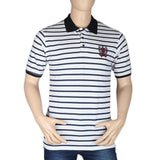 Men's Half Sleeves Polo T-Shirt - White - test-store-for-chase-value