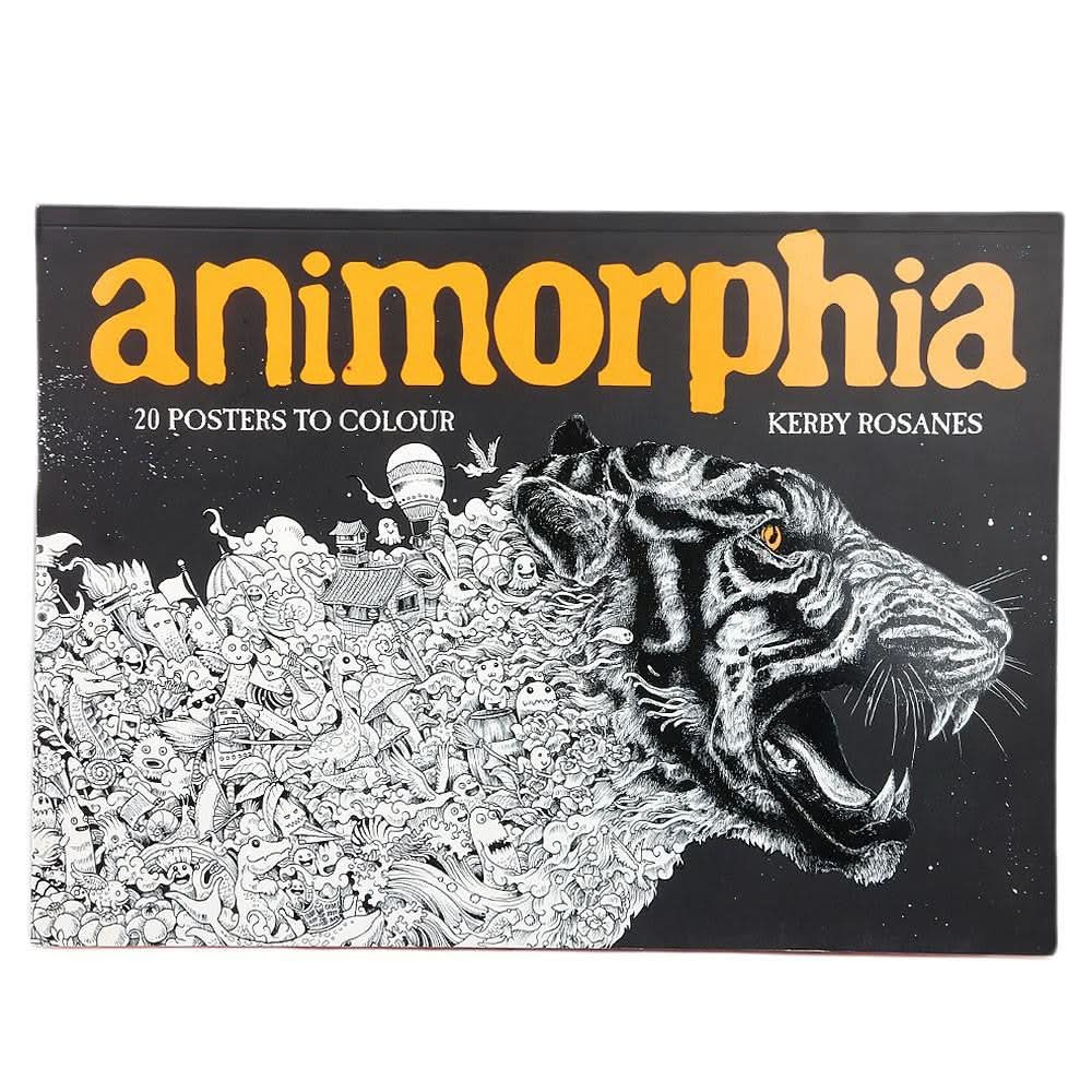 Kerby Rosanes Animorphia Coloring Book For Kids - test-store-for-chase-value