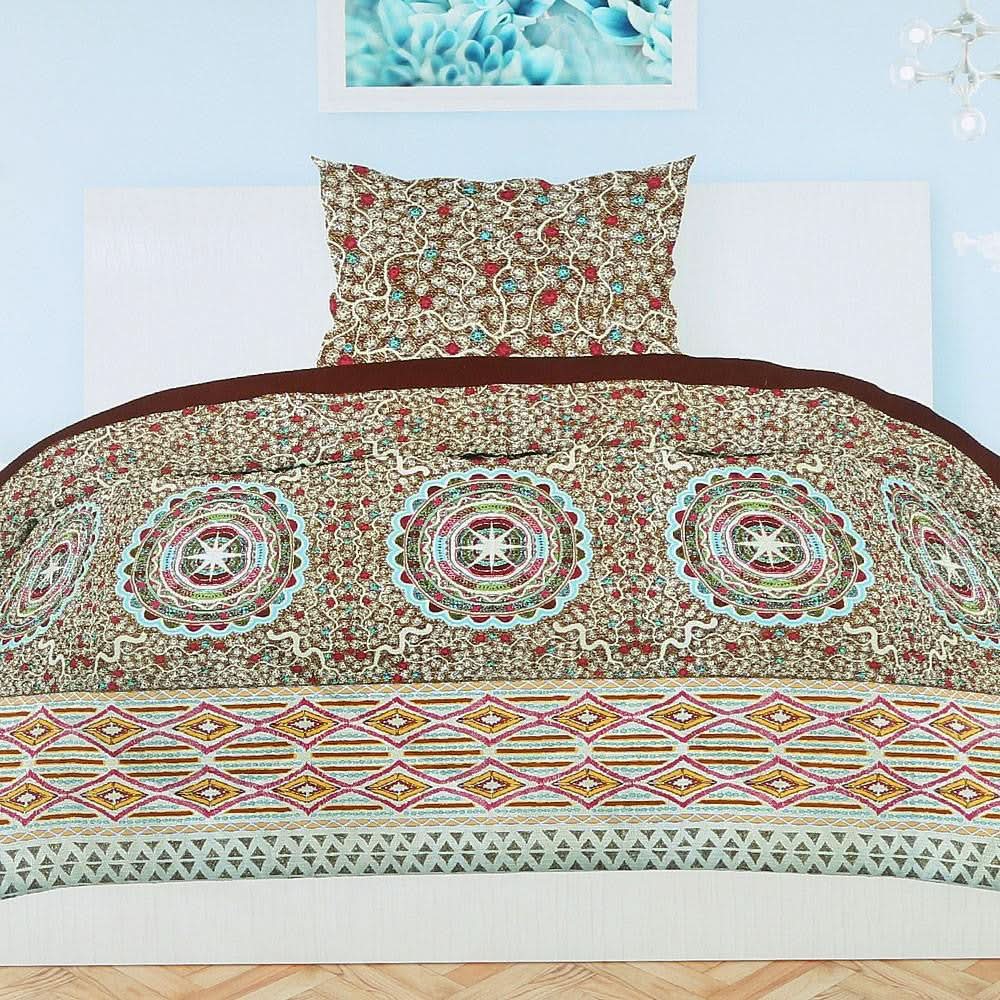 Printed Percale Finish Single Bed Sheet Set 2 pcs - test-store-for-chase-value