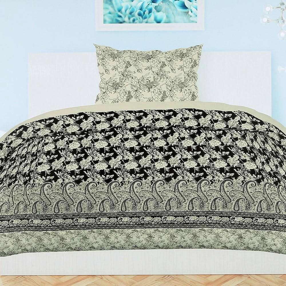 Printed Percale Finish Single Bed Sheet Set 2 pcs - test-store-for-chase-value