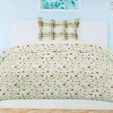 Printed Percale Finish Single Bed Sheet Set 2 pcs - test-store-for-chase-value