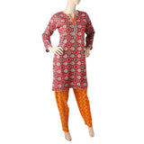 Mahnoor Printed Cotton 2 Pcs Un-Stitched Suit - 1 B, Women, 2Pcs Shalwar Suit, United Textiles, Chase Value