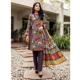 Anum Printed Lawn Unstitiched 3Pcs Suit V1 - C-1, Women, 3Pcs Shalwar Suit, Al-Zohaib Textiles, Chase Value