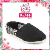 Girls Printed Toms - Purple, Kids, Girls Sneakers And Shoes, Chase Value, Chase Value