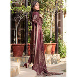 RA PEACH Jacquard Baroshia unstitched 3pc Suit, Women, 3Pcs Shalwar Suit, Chase Value, Chase Value