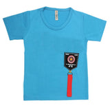 Boys Half Sleeves T-Shirt - Blue, Kids, Boys T-Shirts, Chase Value, Chase Value