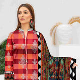 Tehzeeb Digital Printed Cambric 3Pcs Unstitched Suit V2 - 1, Women, 3Pcs Shalwar Suit, Ulfat Textile, Chase Value