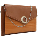 Women's Fancy Clutch K-2026 - Light Brown, Women, Clutches, Chase Value, Chase Value