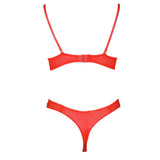 Women's Fancy Bra & Panty Set - Red - test-store-for-chase-value