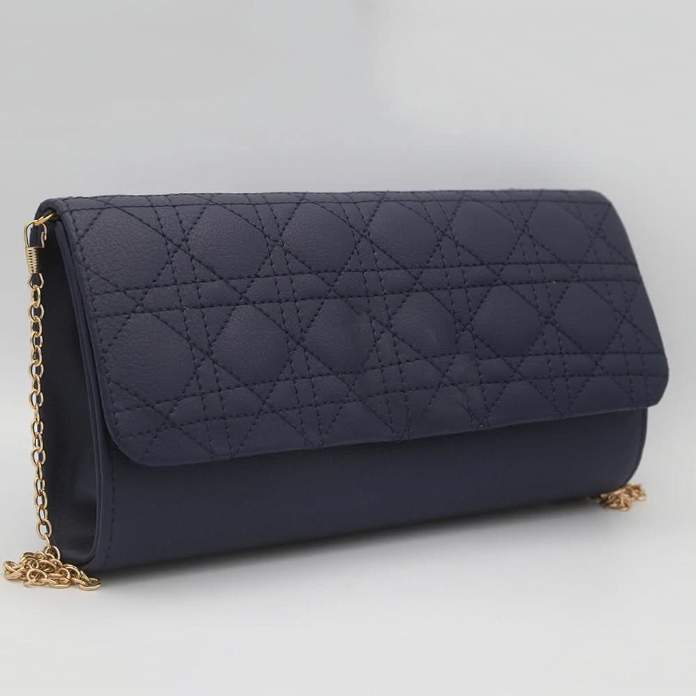 Women's Fancy Clutch 6960 - Navy Blue, Women, Clutches, Chase Value, Chase Value