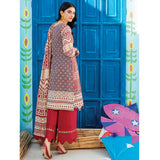 Monsoon Printed Lawn 3 Pcs Un-Stitched Suit Vol 1 - 1-B, Women, 3Pcs Shalwar Suit, Al-Zohaib Textiles, Chase Value