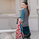 Monsoon Printed Lawn 3 Piece Un-Stitched Suit Vol 2 - 1 B, Women, 3Pcs Shalwar Suit, Al-Zohaib Textiles, Chase Value