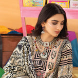 Monsoon Printed Lawn 3 Pcs Un-Stitched Suit Vol 1 - 1-C, Women, 3Pcs Shalwar Suit, Al-Zohaib Textiles, Chase Value