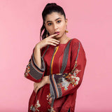 Regalia Tunic Printed Cambric Lawn Un-Stitched Kurti Vol 2 - 02, Women, Unstitched Kurti, Regalia Textiles, Chase Value