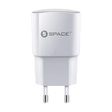 Single Port Usb Charger 2.4A WC -100 - White, USB Cables, Chase Value, Chase Value