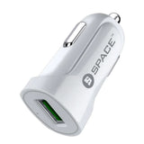 Single Port Usb Car Charger 2.4A Cc-150 - White, USB Cables, Chase Value, Chase Value