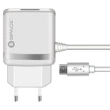 Wall Charger Micro Usb WC- 105 - White, USB Cables, Chase Value, Chase Value