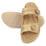 Women's Slipper (2019-18) - Golden, Women, Slippers, Chase Value, Chase Value